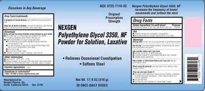 Nexgen Peg Otc 510g